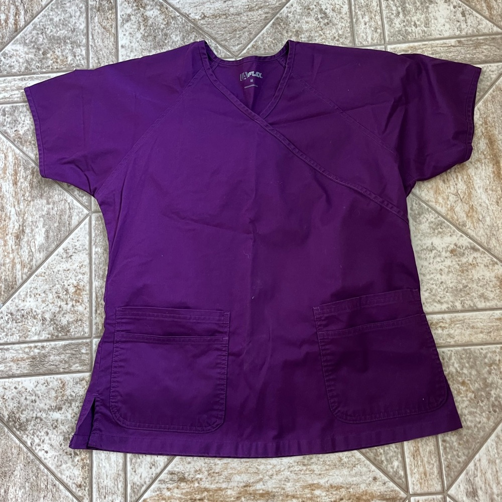 Purple scrub top!